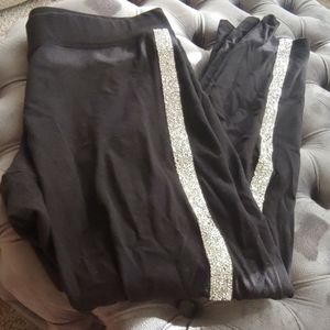 Express rhinestone leggings size Medium